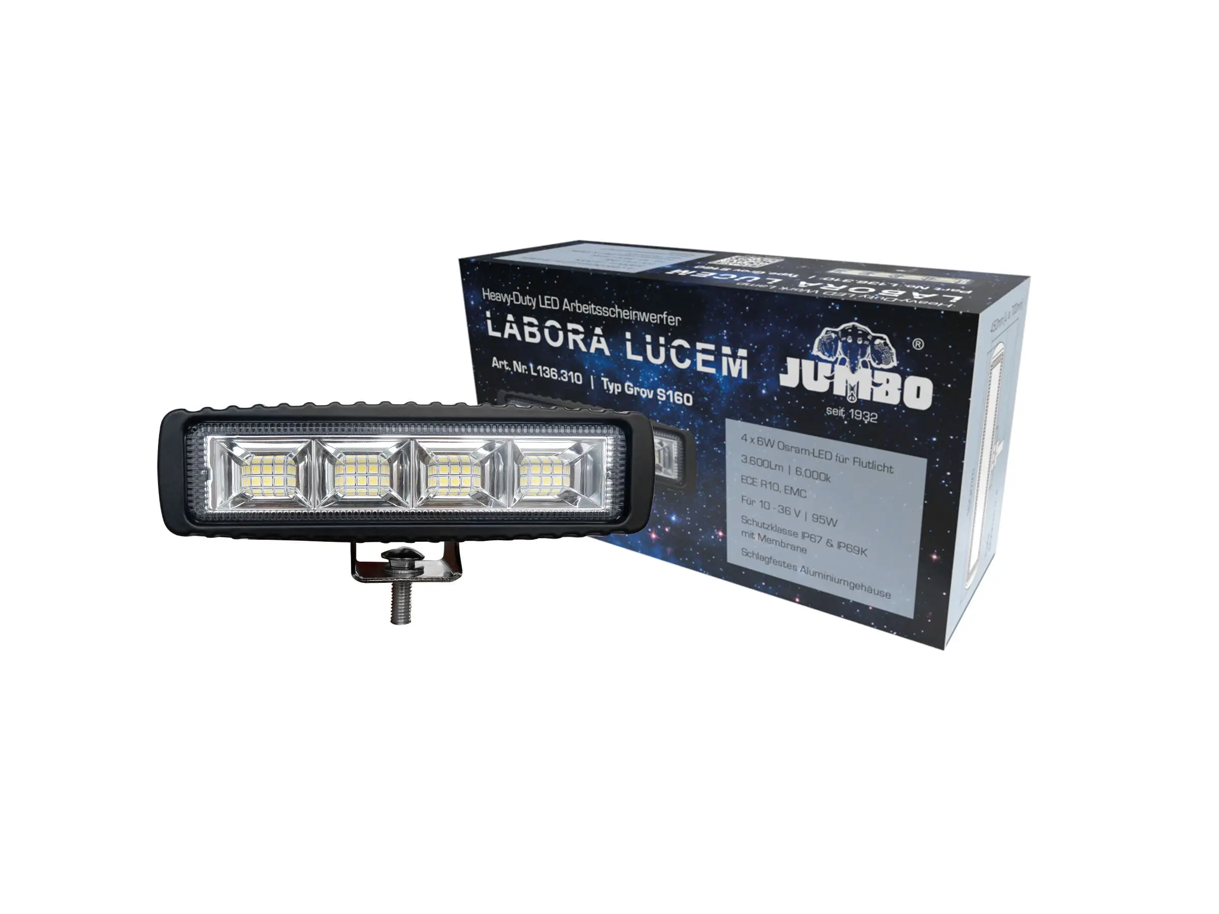 Faro da lavoro a LED Jumbo Grov S160 - foto 7