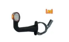 Fanale Cornetto Lucidity Curvo A 90° 3 LED 24V