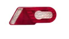 Fanale Posteriore LED Lucidity Rimorchio SX Con Triangolo Laterale