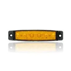 Fanalino Slim 6 LED Giallo