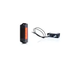 Luce Porta Targa 24V Bianco/rosso