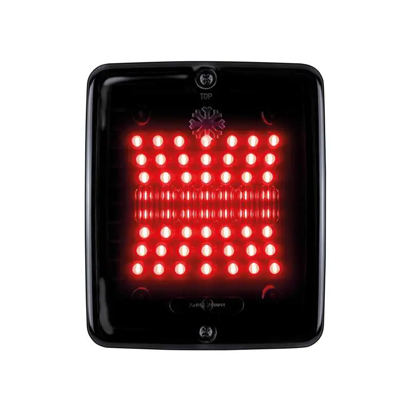 STRANDS DARK KNIGHT IZE LED TAIL/BRAKE LIGHT SQUARE 24V | 2.5M Cable