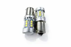 Lampadina Led Alta Potenza Con Lenticolare Attacco Ba15s A 12/24 Volt