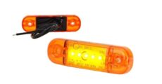 FANALINO INGOMBRO LED ARANCIO CON STAFFA
