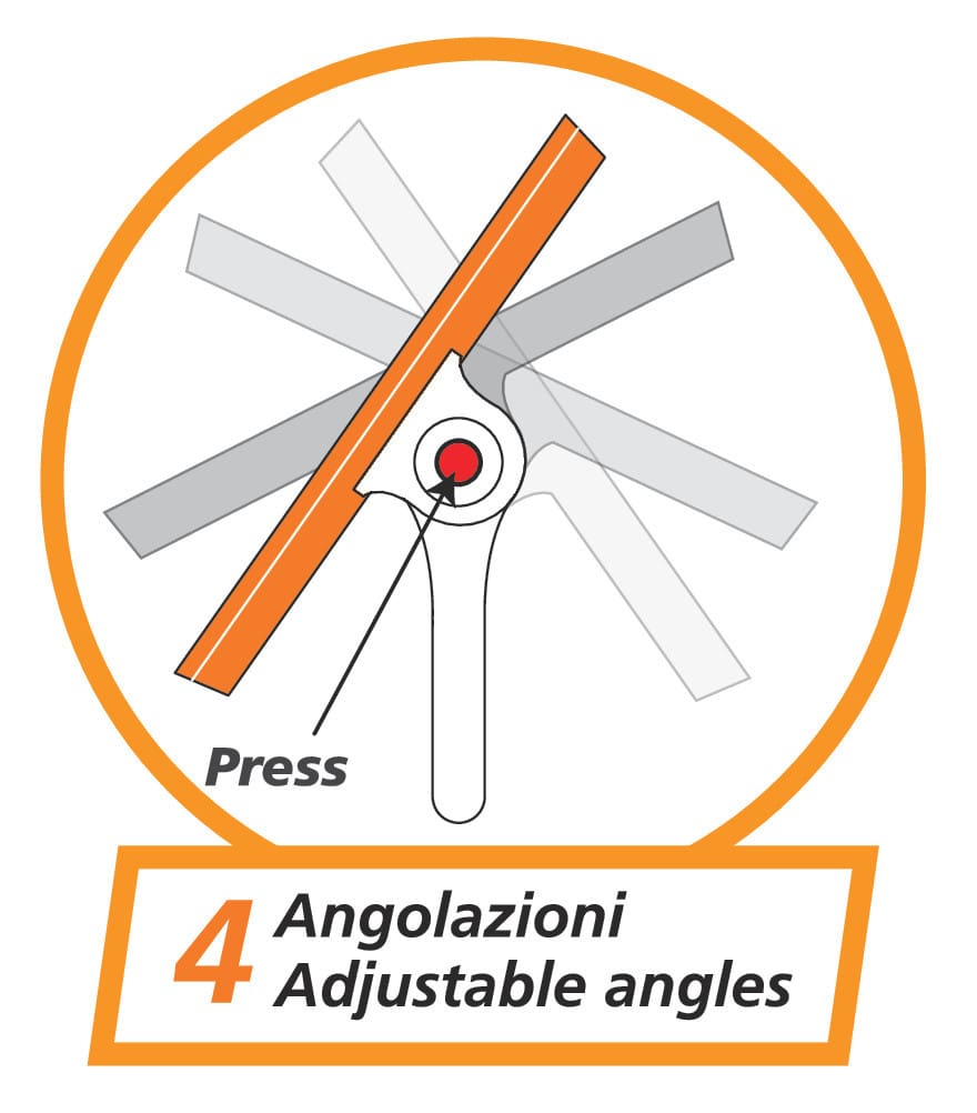 Super-Pro XL, pulivetro professionale telescopico - 30 cm - immagine 2