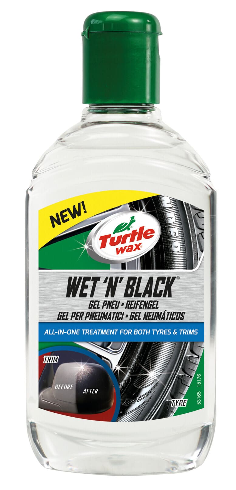 Wet 'n' Black, lucida pneumatici e guarnizioni - 300 ml