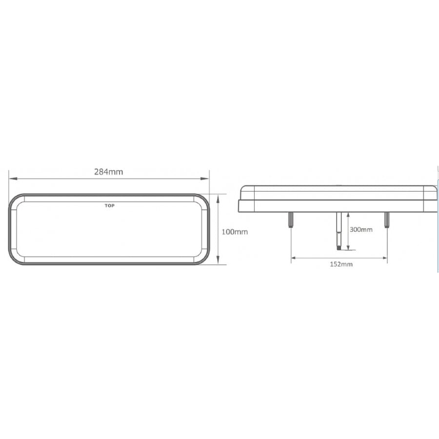 FANALE POSTERIORE A LED 12/24V SX - immagine 2