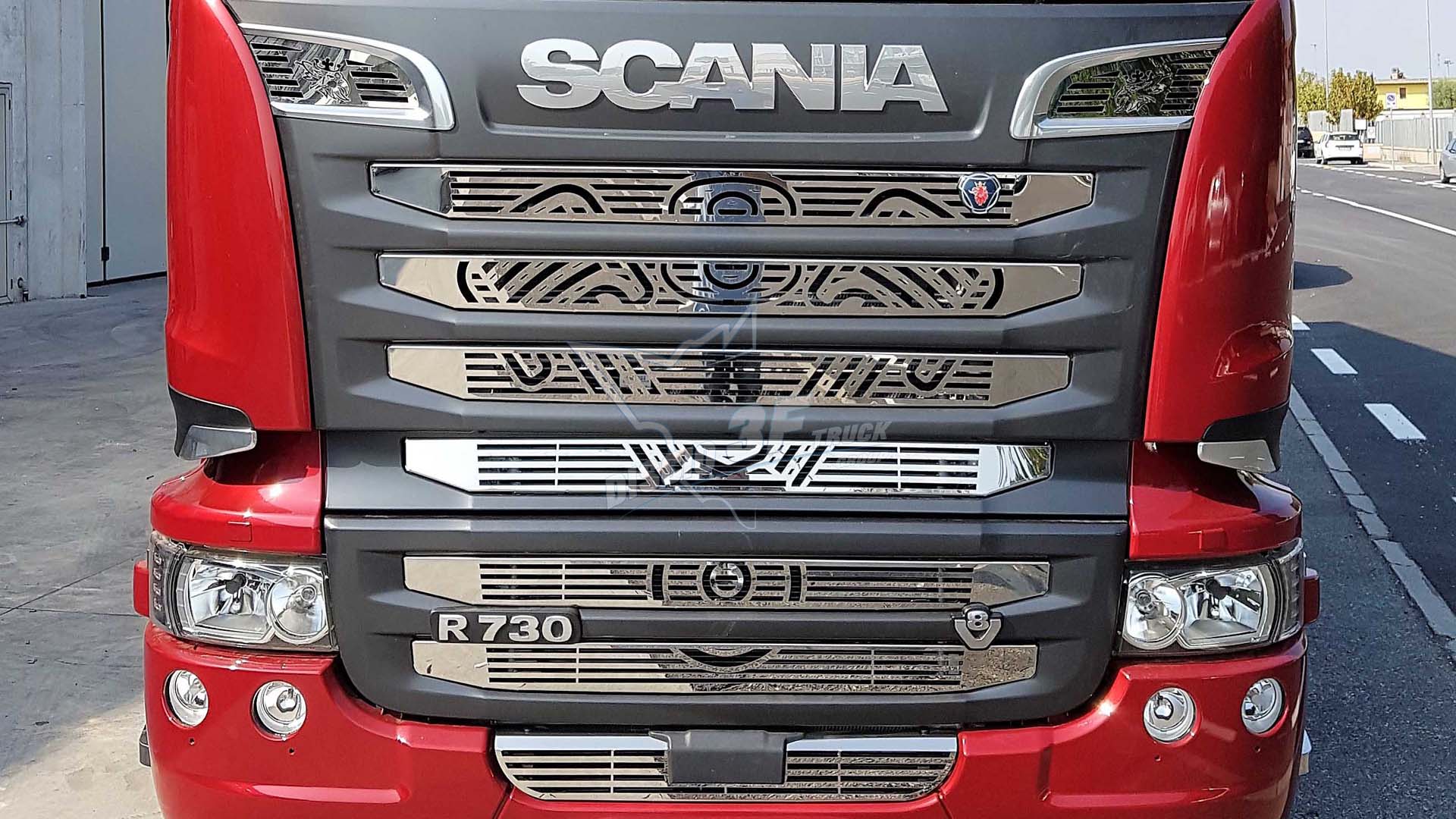 Kit mascherina V8 e pistoni, Scania R2R3