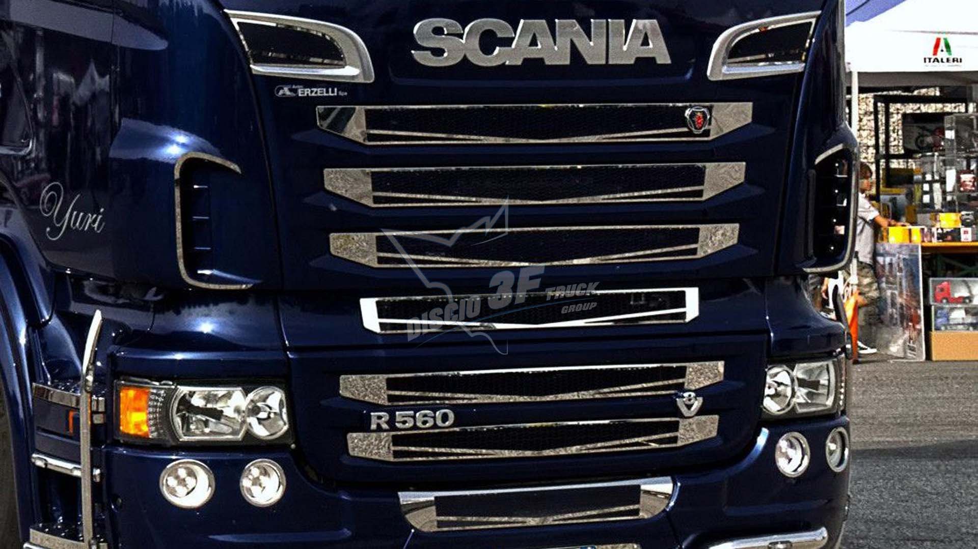 Kit mascherina interna con profili, Scania R2R3