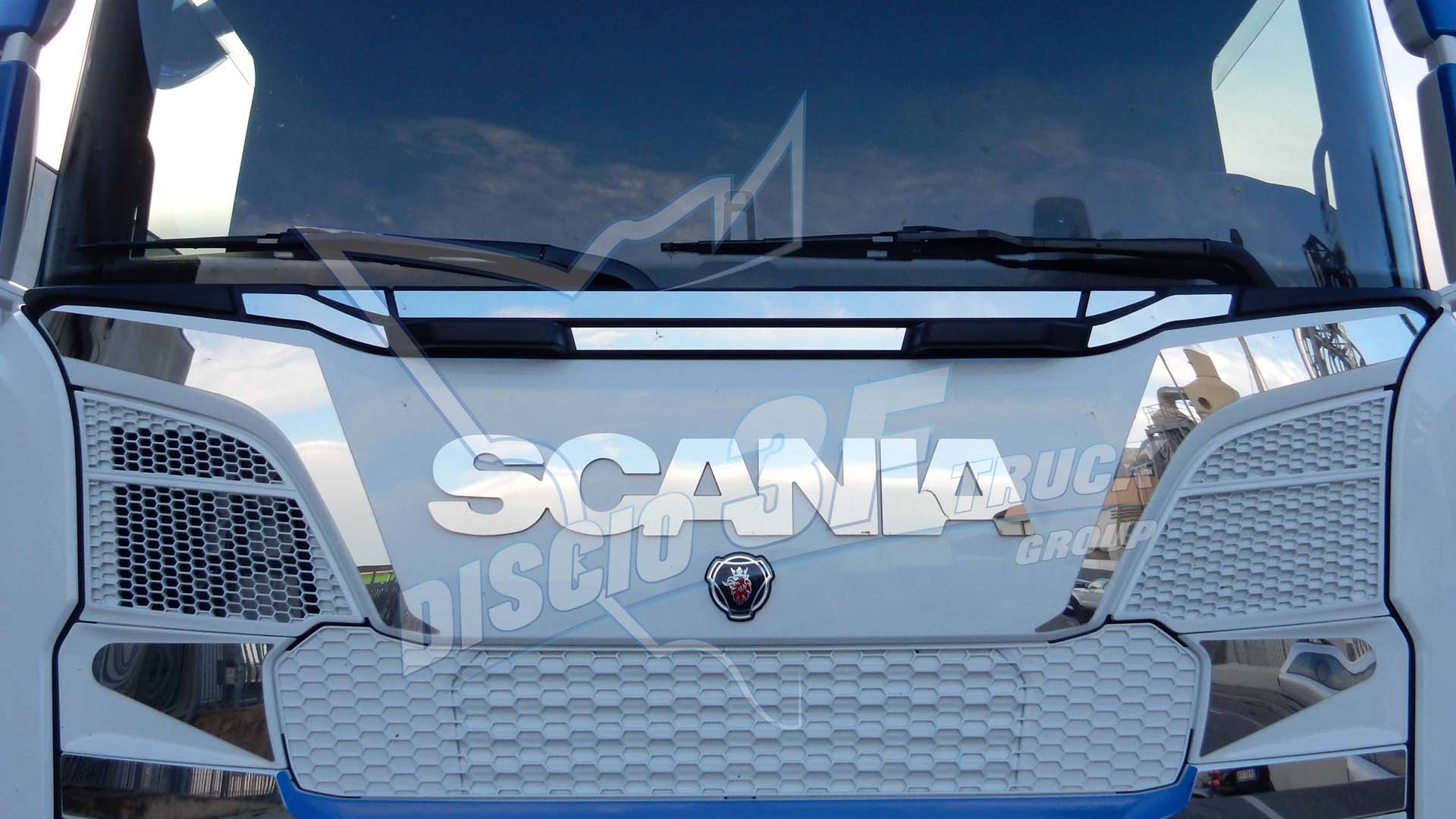 Kit placche ciglia superiore, Scania N/G