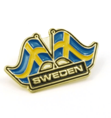 Spilla “Swedish Flags”
