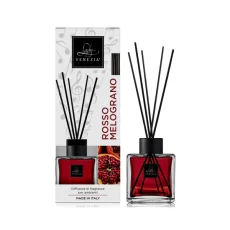 Lady Venezia Diffusore Ambiente “Cubo” Con Bastoncini 100ml Rosso Melograno