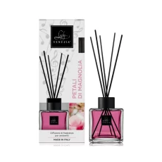 Lady Venezia Diffusore Ambiente “Cubo” Con Bastoncini 100ml Petali Di Magnolia