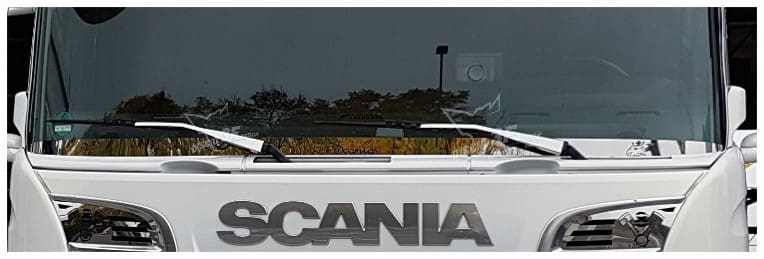 Placca sotto vetro, Scania R2R3