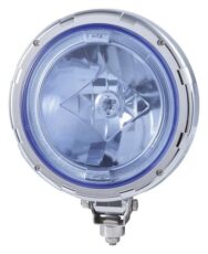 TRP Alogeno Rotondo Vetro Azzurro