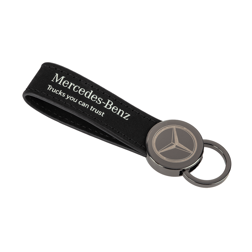 PORTACHIAVI MERCEDES IN CUOIO