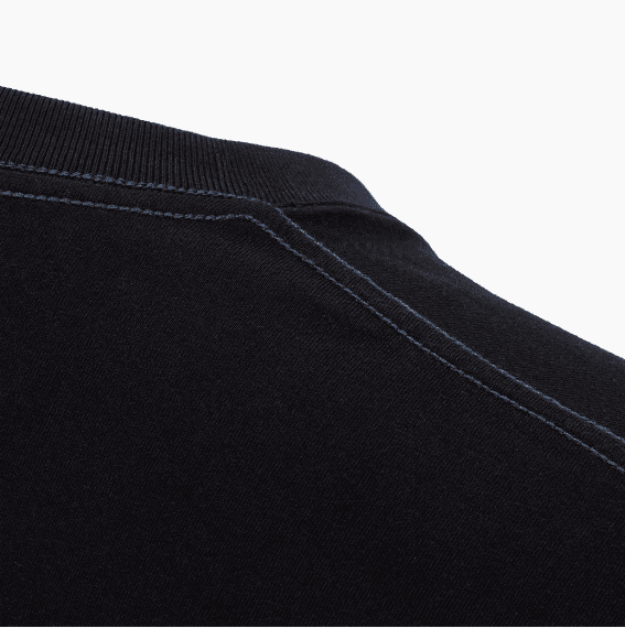 T-SHIRT DA UOMO NERA CON RIGA - immagine 3
