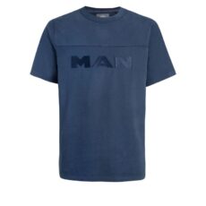 MAN LION COLLECTION MEN’S T-SHIRT LOGO DARK BLUE