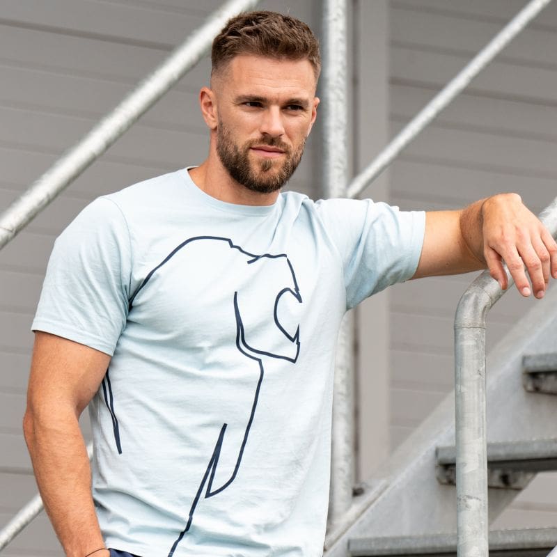 T-SHIRT DA UOMO LION BLU ARTICO MAN - immagine 3