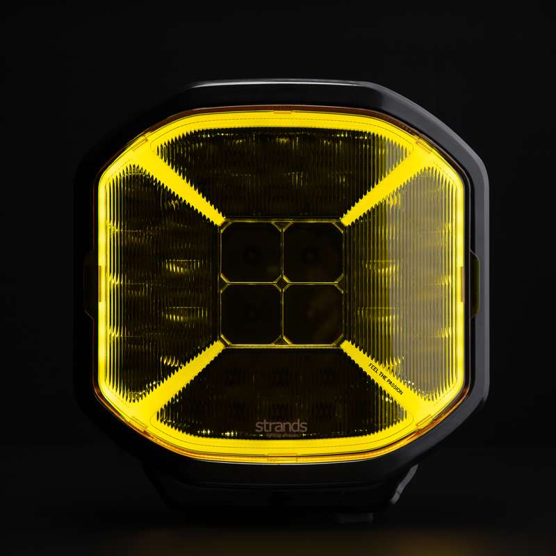 Strands Lighting Division SIBERIA X DRIVING LIGHT 9″ White/Amber Pos. | Hello Func. | DT-4Pin