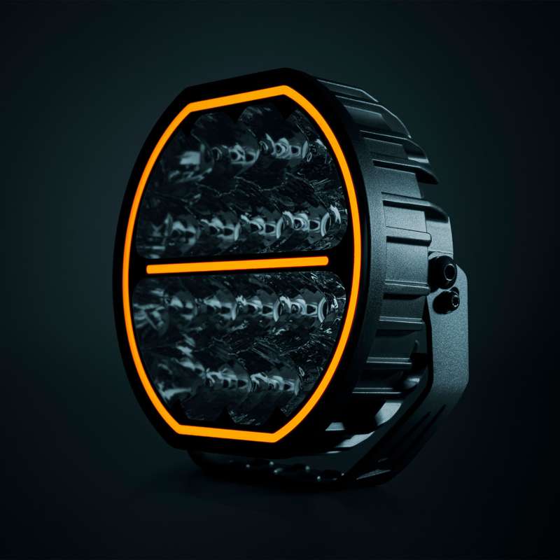 Strands Lighting Division BIG ENERGY DRIVING LIGHT 9″ White/Amber Pos. | Optimized Beam - immagine 3