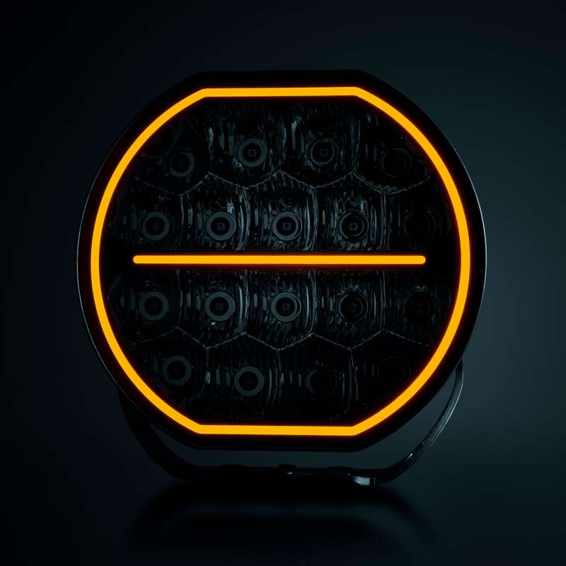 Strands Lighting Division BIG ENERGY DRIVING LIGHT 9″ White/Amber Pos. | Optimized Beam